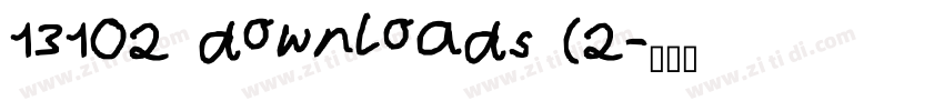 13102 downloads (2字体转换